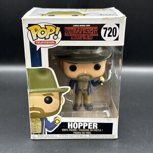 Funko Pop! Vinyl: Stranger Things - Hopper (Flashlight) #720 New in Box
